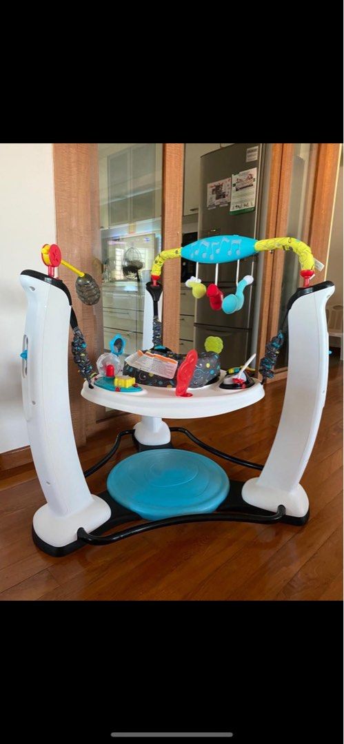 Evenflo exersaucer jump and store learn stationary jumper jam session