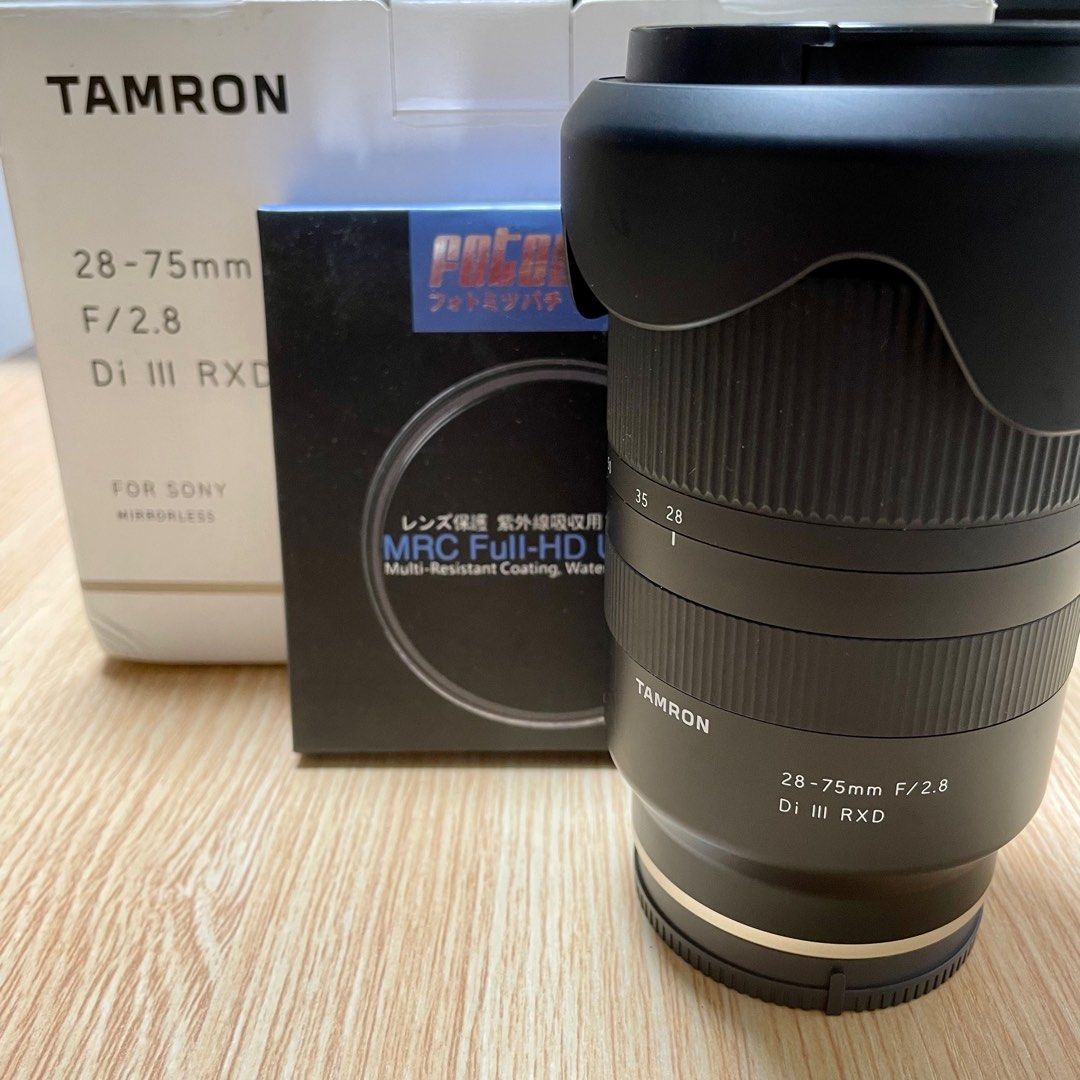 95% new Tamron 28-75mm F2.8 Di III RXD A036 SONY專用, 攝影器材