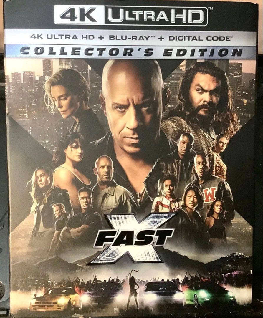 4K藍光Blu-ray《Fast X 狂野時速10》普通版、Walmart彩摺特別版及第1 