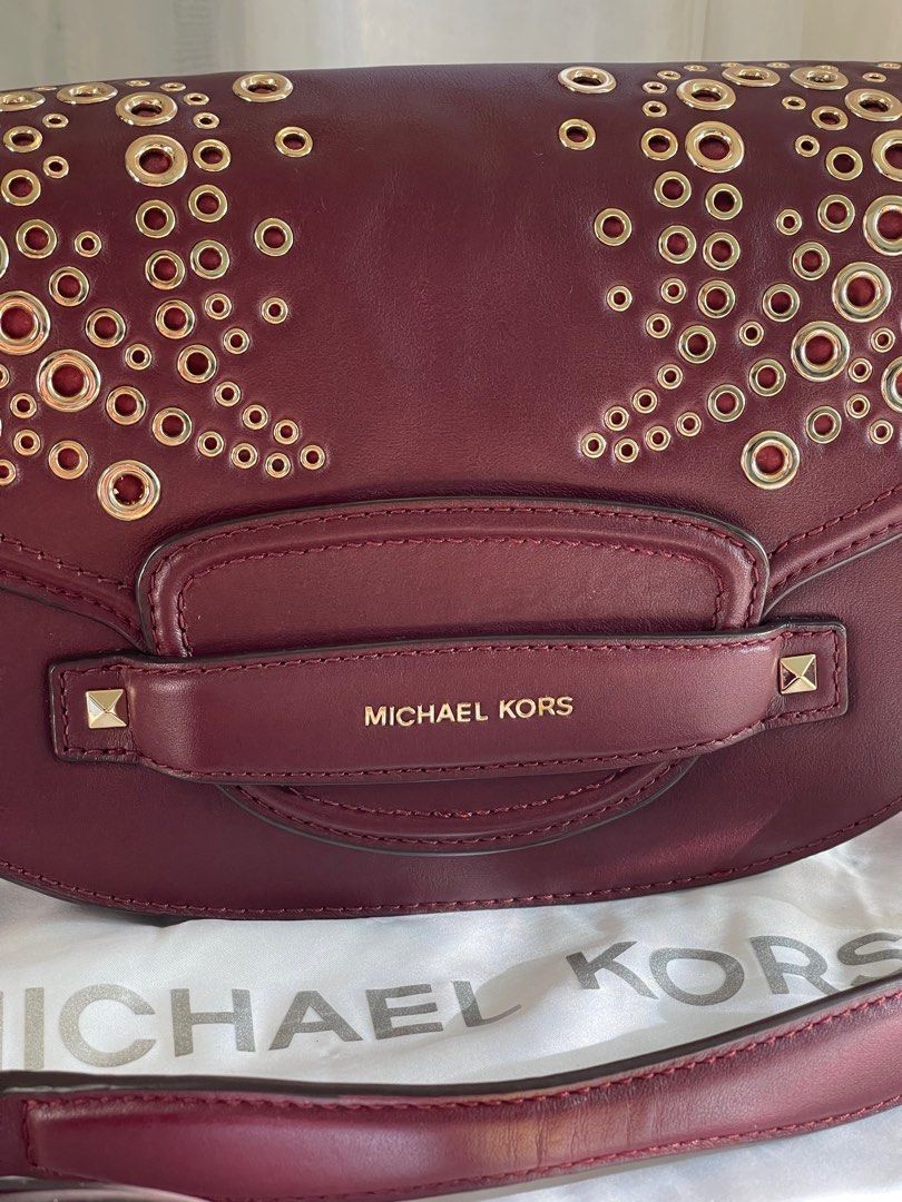 Authentic Michael Kors Cary Two Way Saddle Bag