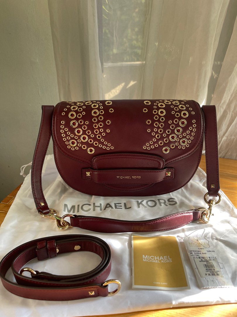 Authentic Michael Kors Cary Two Way Saddle Bag