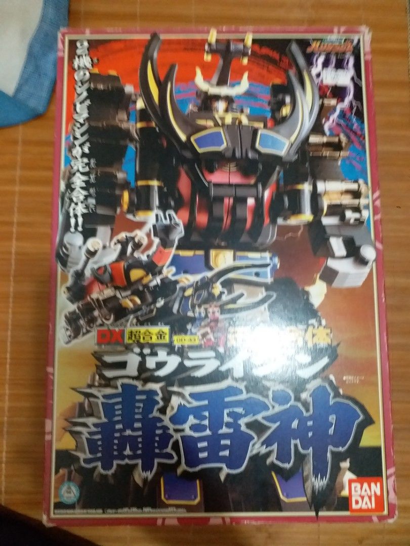 日版dx 超合金忍風戰隊迅雷合體轟雷神, 興趣及遊戲, 玩具& 遊戲類 