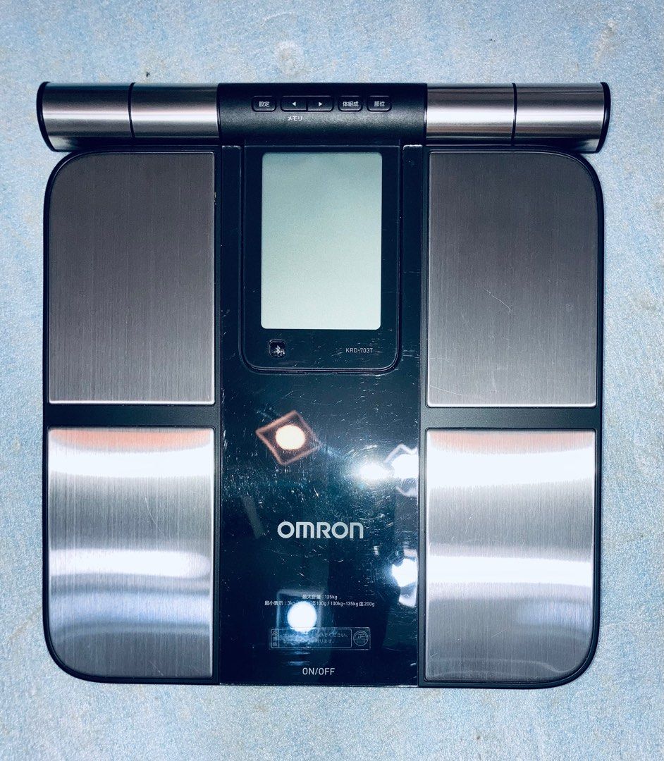 OMRON KRD-703T 日版/ 新版HBF-702T 智能體脂磅藍牙連接手機歐姆龍最新