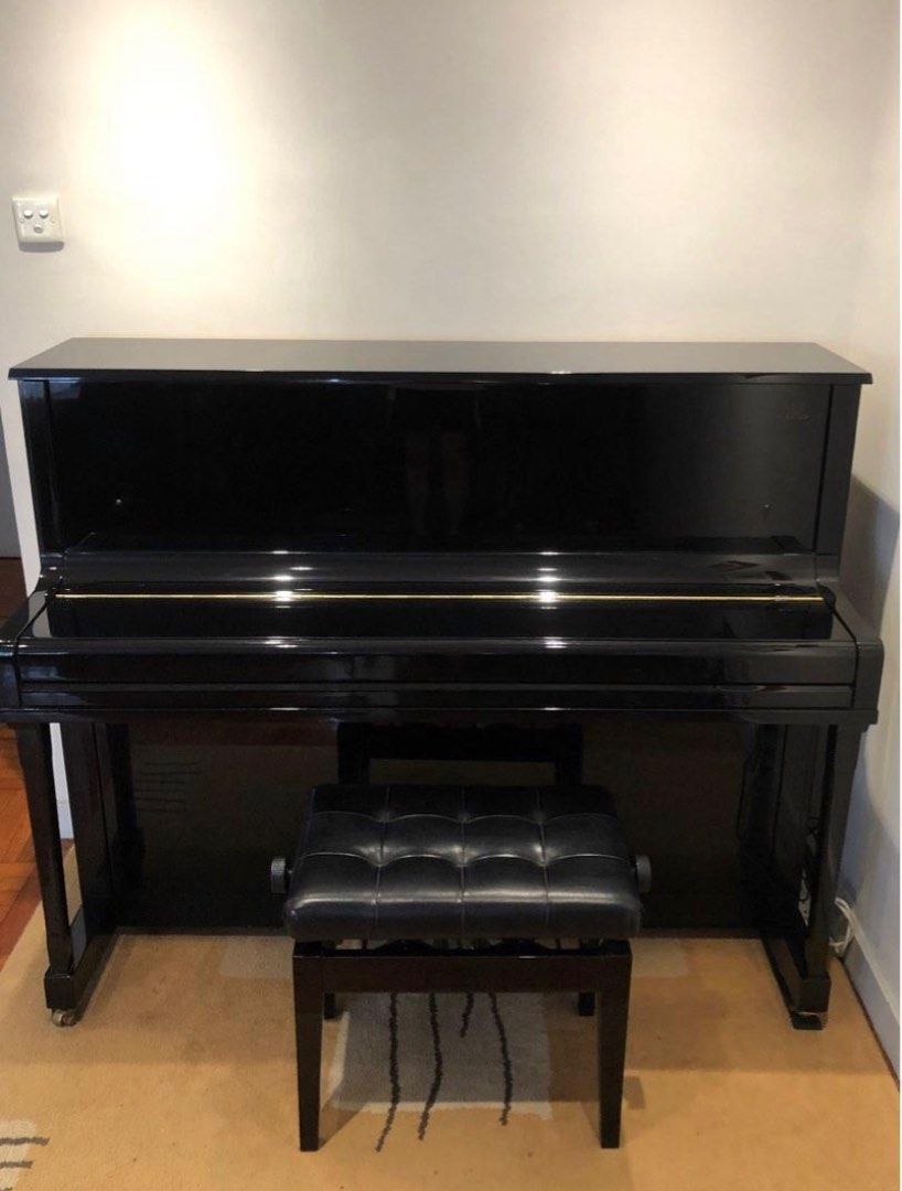 立式鋼琴包椅Upright Piano 通利琴行Tom Lee (Hoffmann and Kühne), 興趣及遊戲, 音樂、樂器& 配件, 樂器-  Carousell