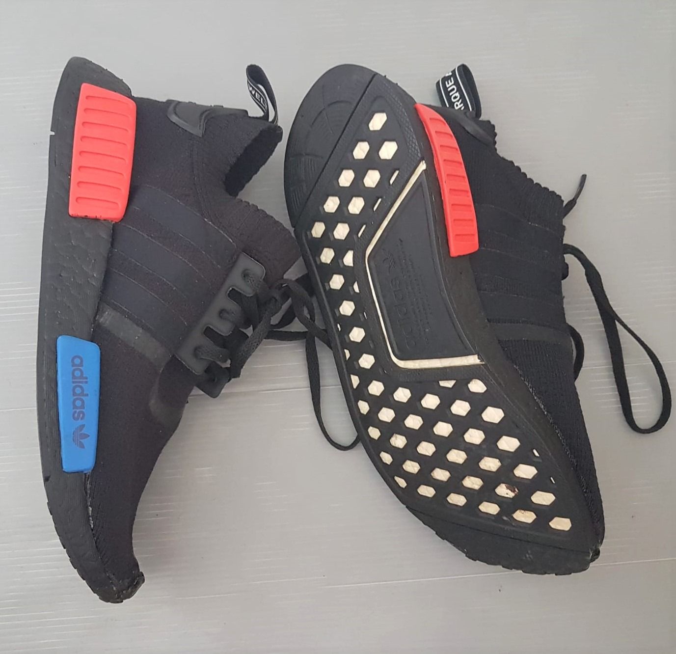 Adidas NMD R1 Core Black Lush Red