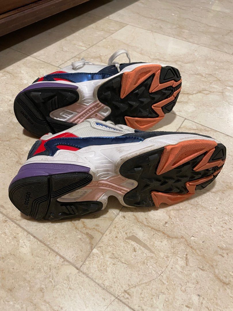 Adidas Falcon Crystal White Navy Women s Fashion Footwear