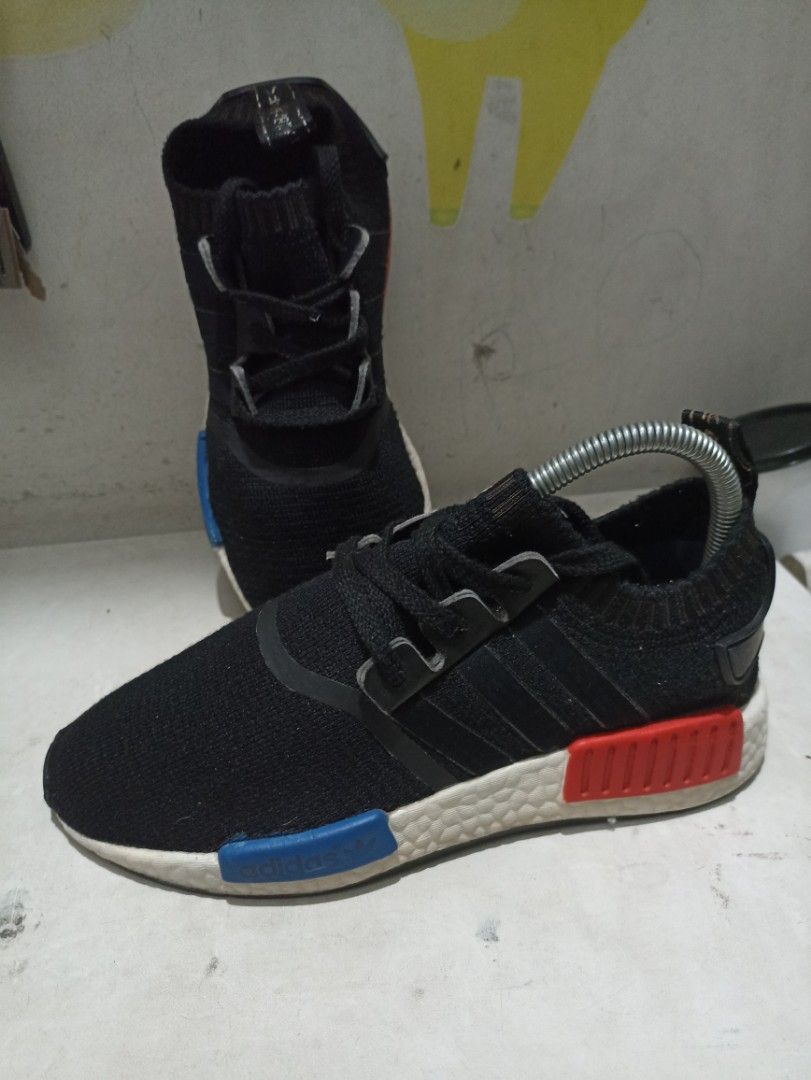 Adidas NMD R1 PK OG Original Black Red Blue White PrimeKnit Nomad