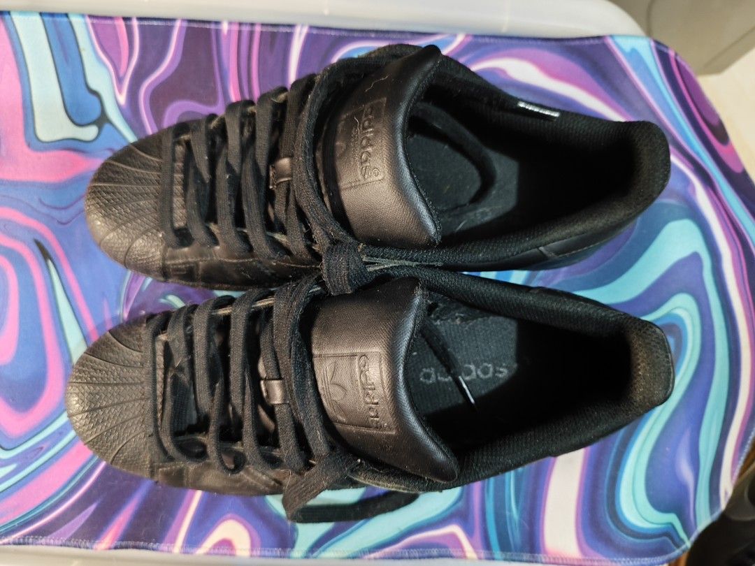 Superstar black size 8 hotsell