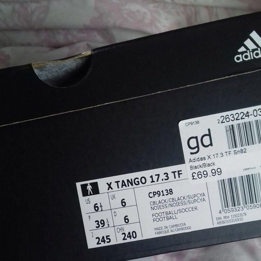 adidas X Tango 17.3 TF Size UK 6 Men s Fashion Footwear