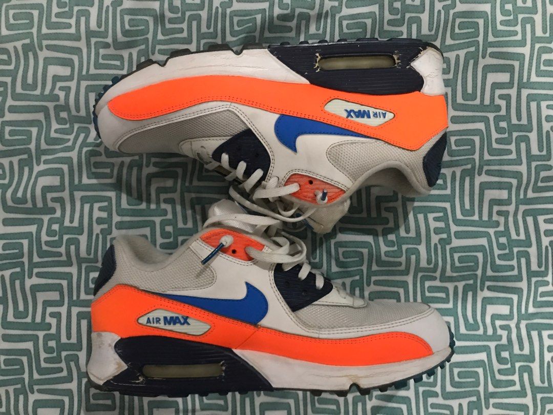 Orange and blue air max shop 90