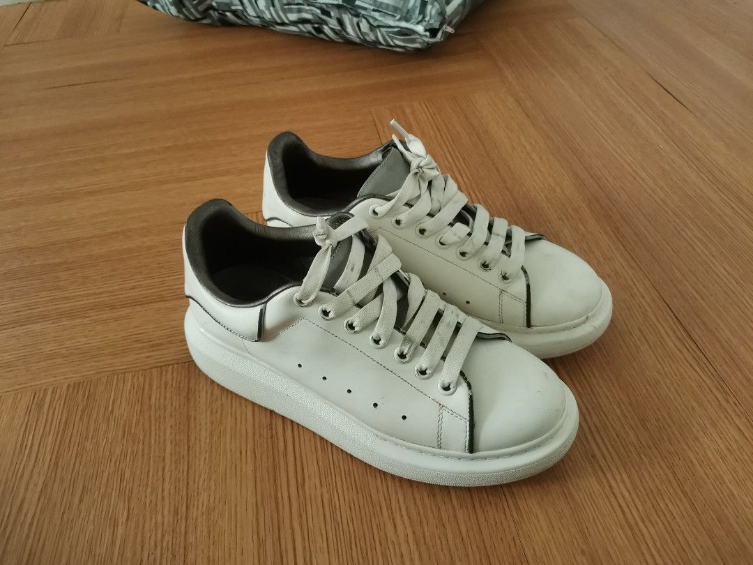 alexander mcqueen all white 9.5uk 28.5cm
