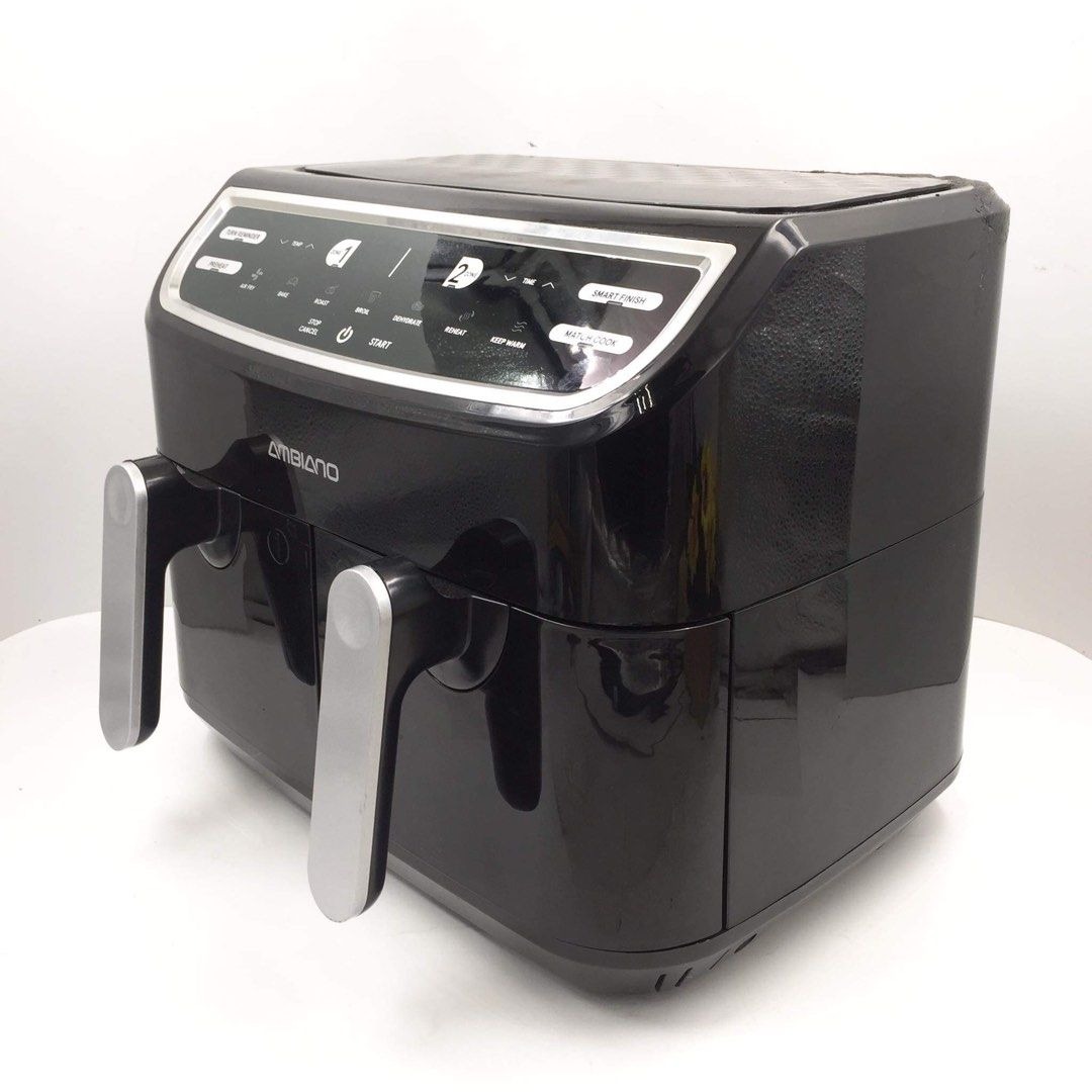 AMBIANO Dual Basket Air Fryer 220volts, TV & Home Appliances, Kitchen Appliances, Fryers on