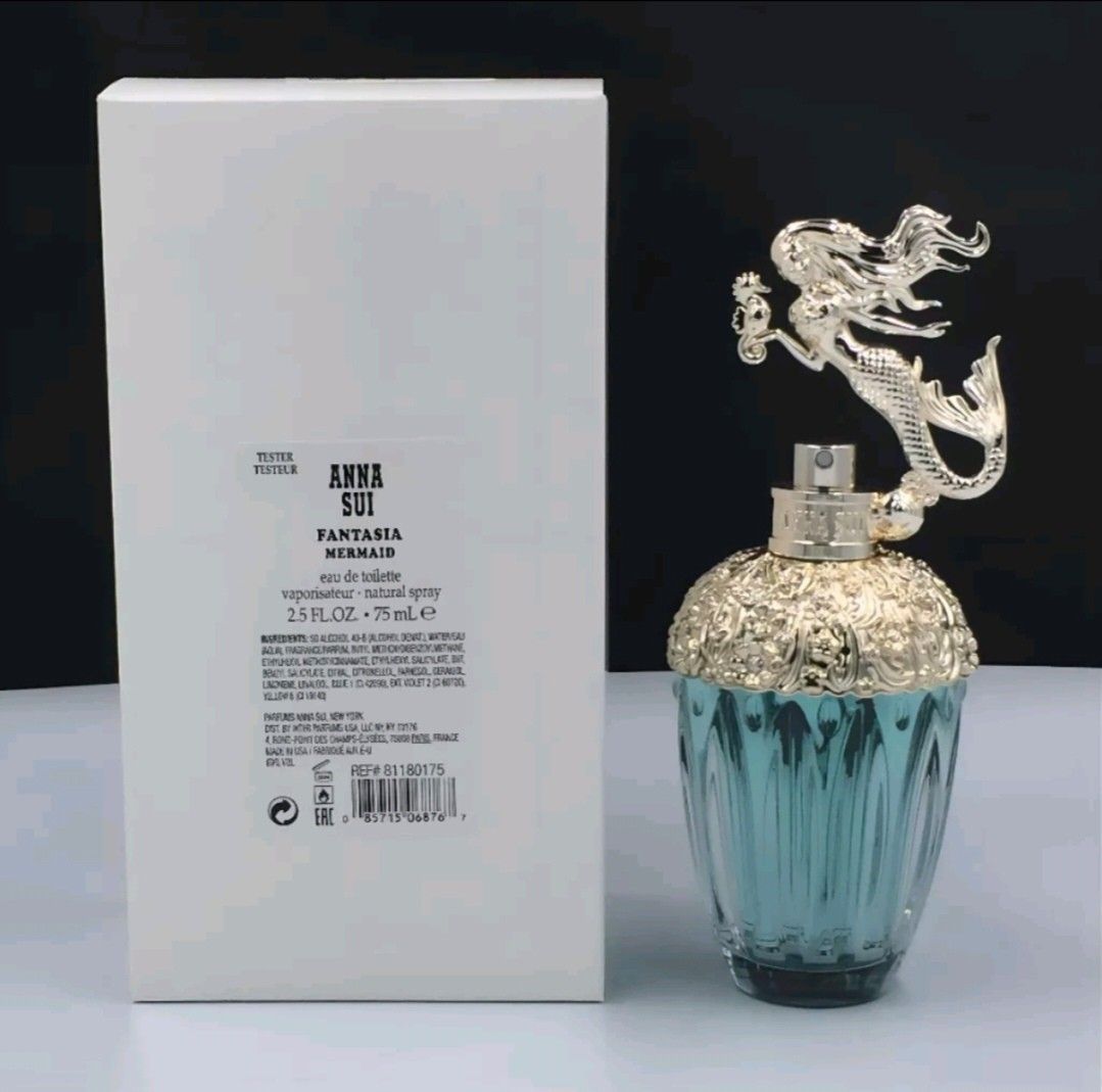 Anna Sui Fantasia Mermaid 75ml EDT Tester Unit Beauty Personal