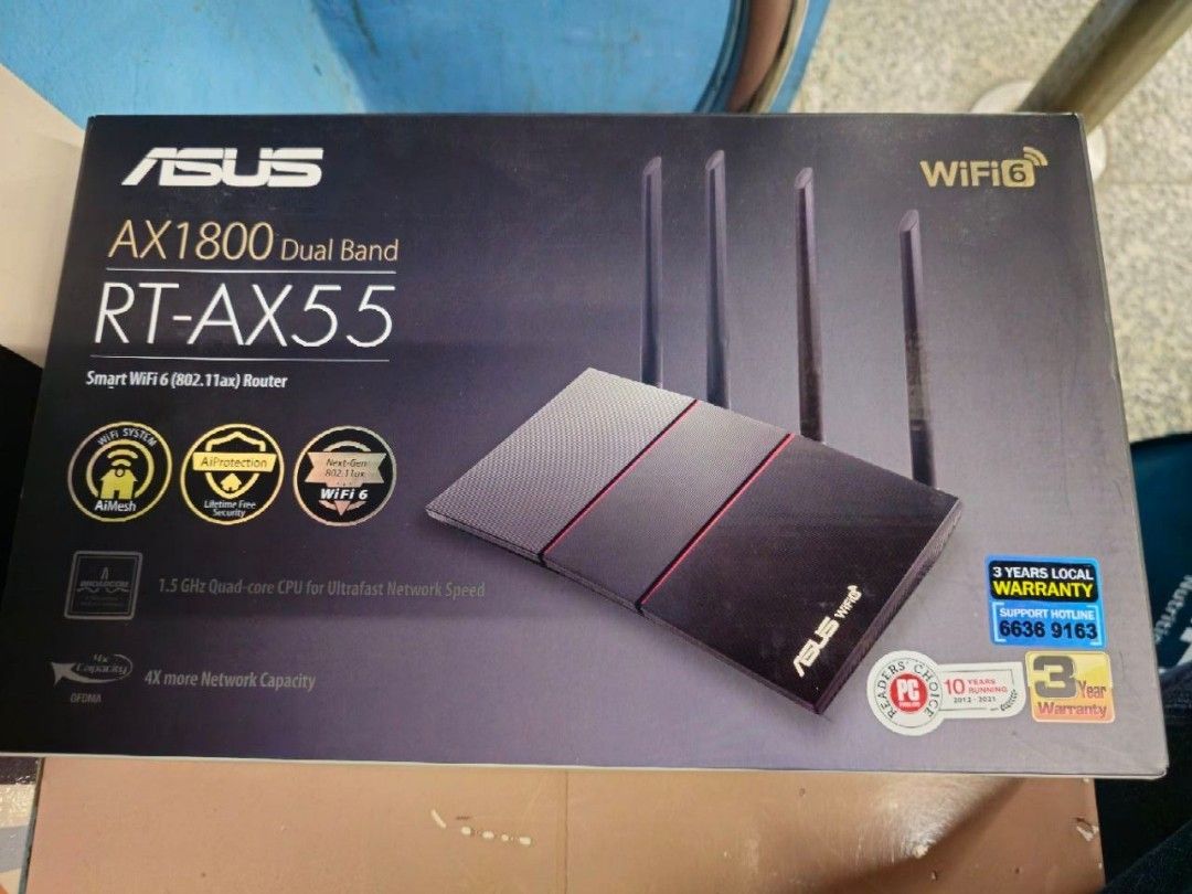Asus RT-AX55 Router, Computers & Tech, Parts & Accessories, Networking ...