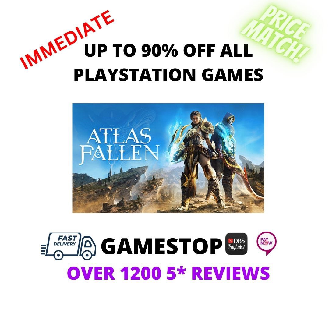 Atlas Fallen PS4 Games PS5 Games Video Gaming Video Games