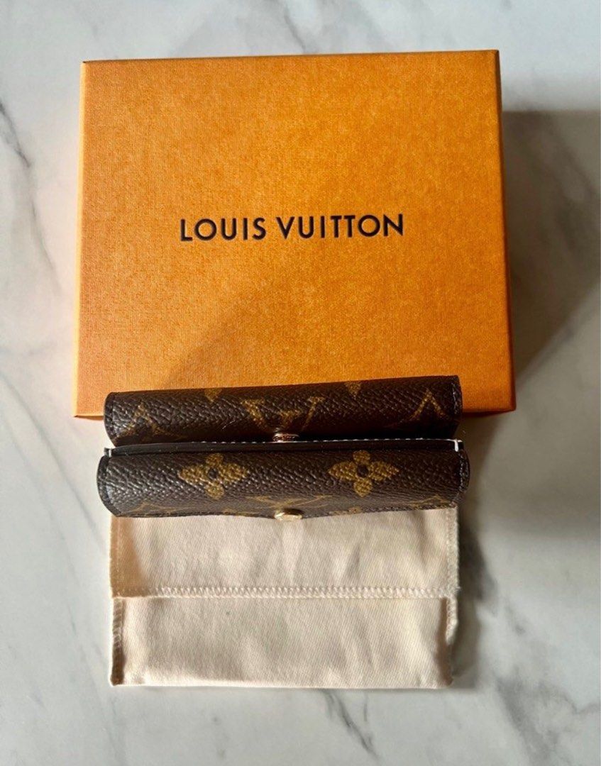 LOUIS VUITTON Monogram Celeste Wallet Leather Rose Ballerine M81665 90201724