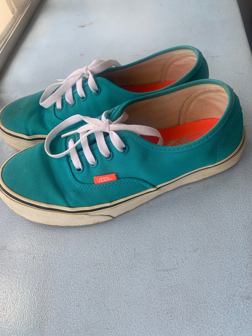 Vans outlet blue/neon coral