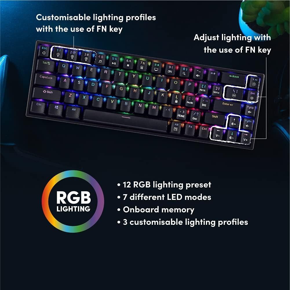 Prolink GK-6002M-BRN Gaming Mechanical Keyboard, Computers & Tech ...