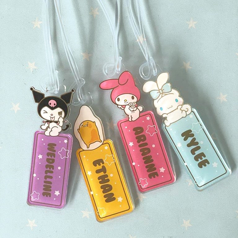 Sanrio luggage tag top