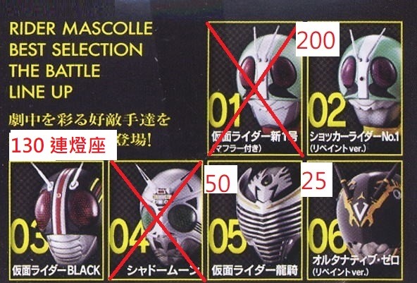 SELECTION BEST MASCOLLE 1仮面ライダー新2号 RIDER