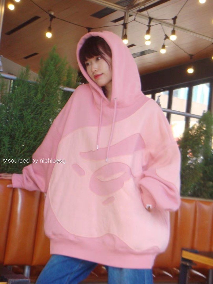 Bape head hoodie top