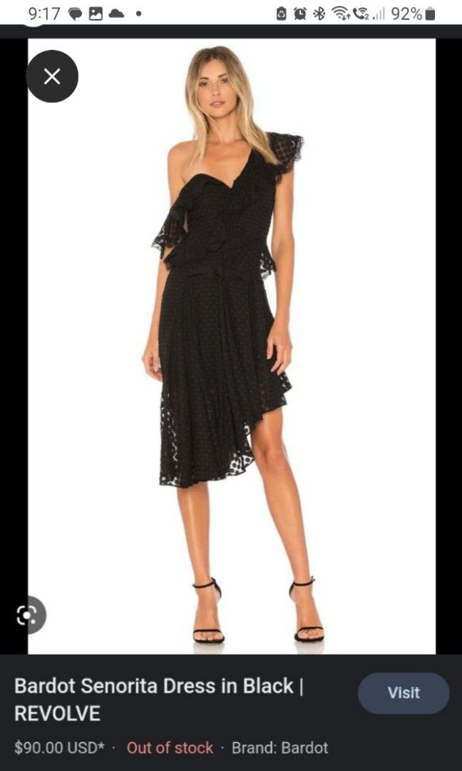 Bardot asymmetric dress Women s Fashion Dresses Sets Dresses