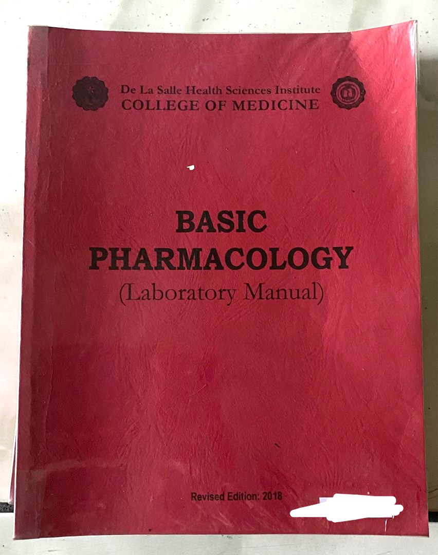 Basic Pharmacology Laboratory Manual on Carousell