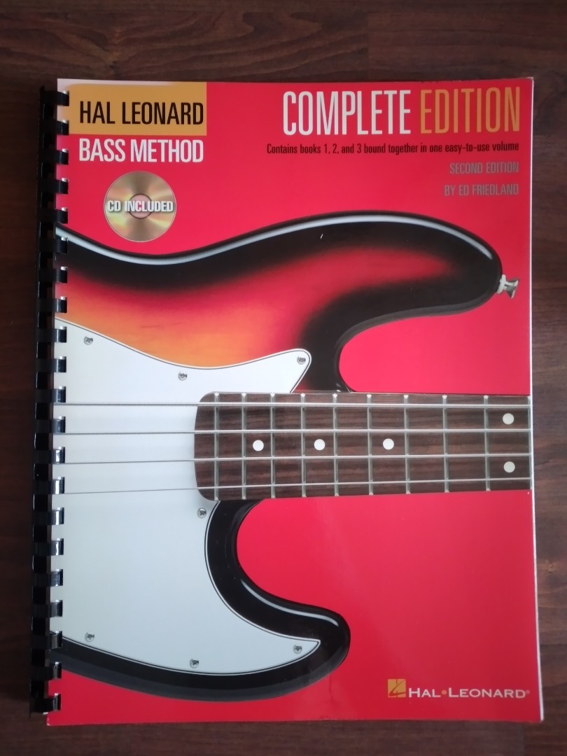 Bass Guitar 貝斯低音結他Bass Method Hal Leonard 自學練習金鐘紅磡