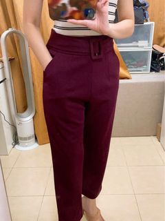 Belted Highwaist Pants
