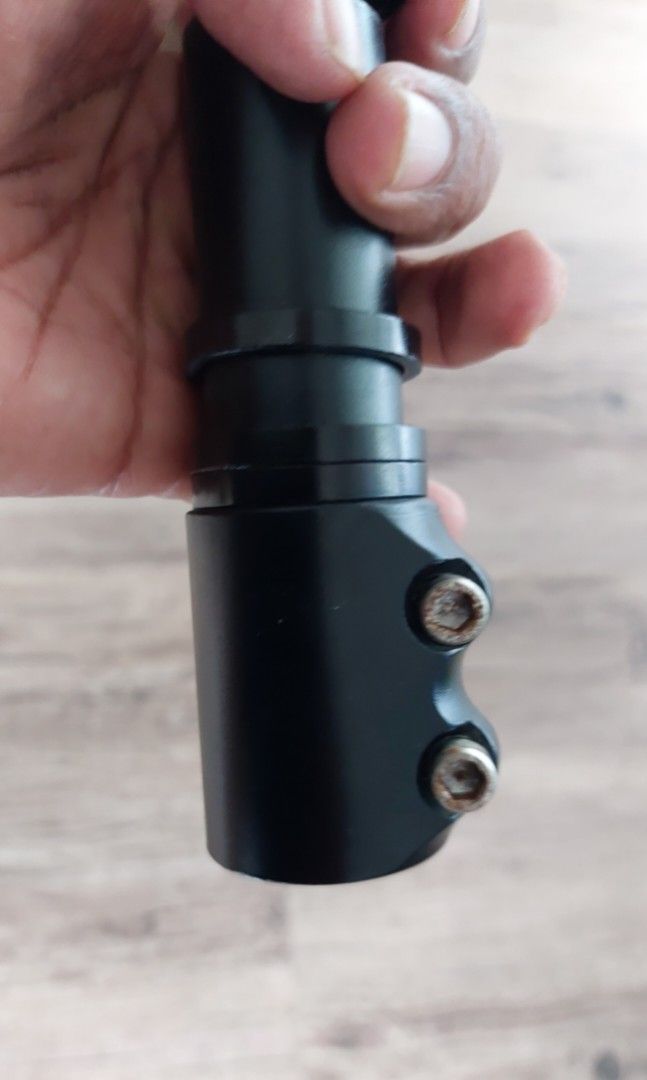 Bicycle Stem Riser (Category: Parts & Accessories) located in Singapore. Submitted by kgomes (Listing ID 1248208196, Image 3). Description: Bicycle Stem Handlebar Extender Extension. Used 2 years ago on my Polygon Path 3, Stem size 120mm height by 28.6mm width. Self-collection only at Void-Deck of Blk 101 Clementi Street 14.