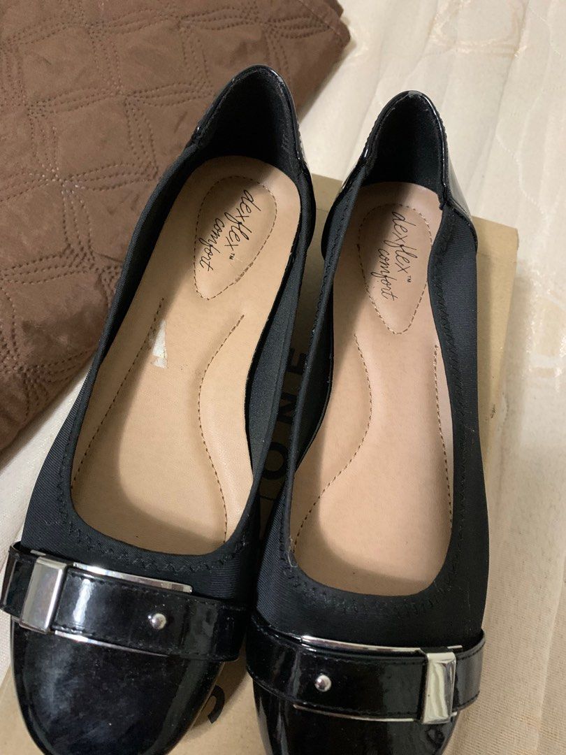 Dexflex black flats sale