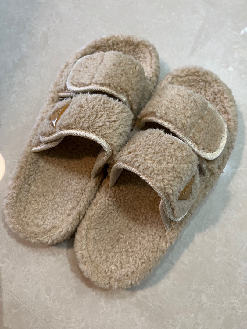 Fur sandals clearance for women