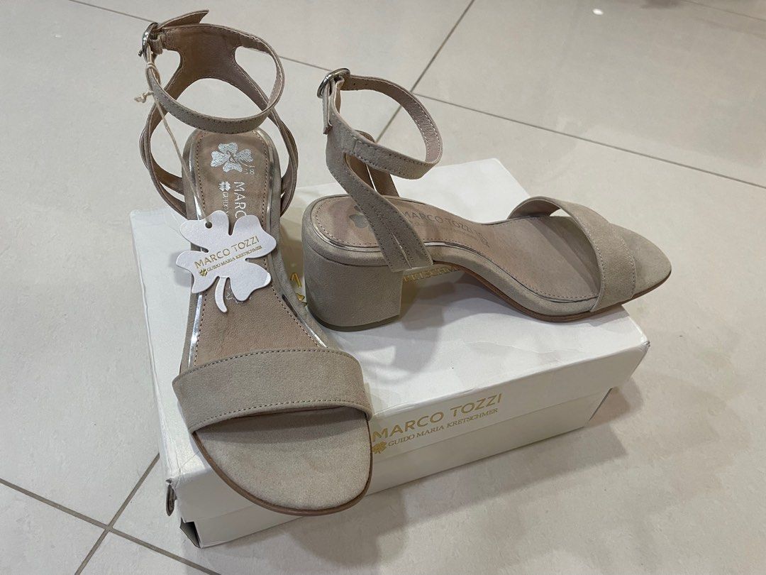BN Marco Tozzi Sandals Comfortable Heels Women s Fashion