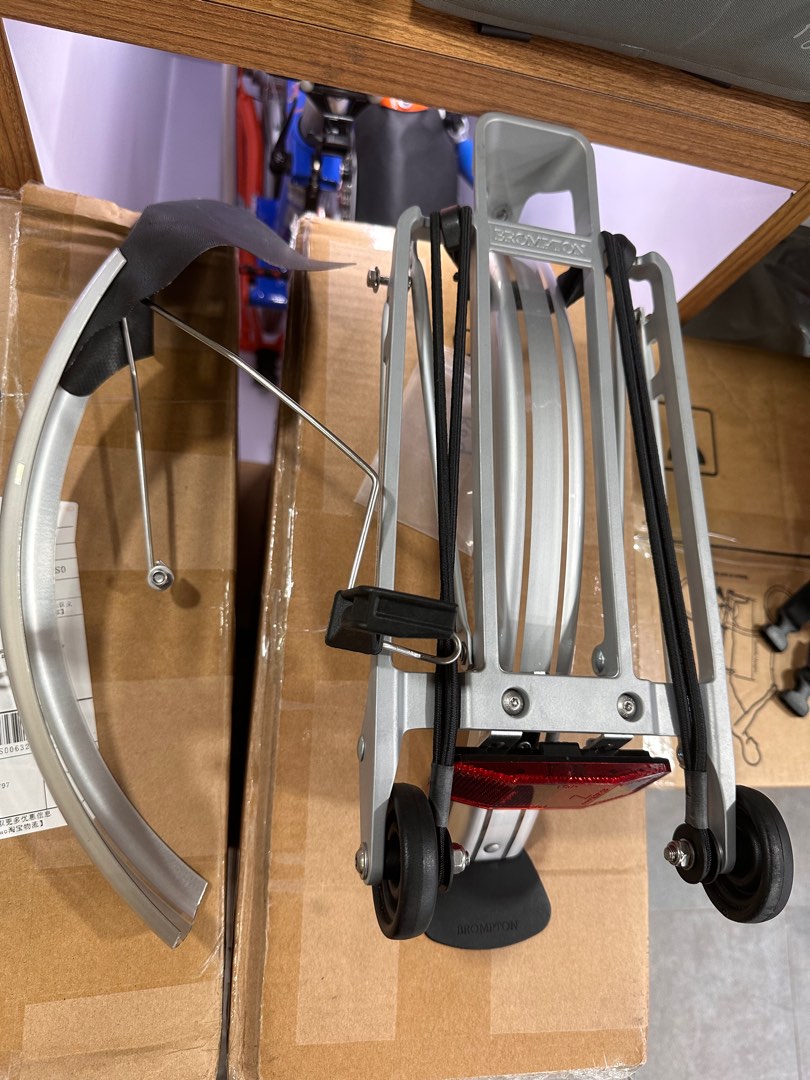 Brompton Red Rack Brompton original rack, Sports Equipment, Bicycles & Parts, Parts ...