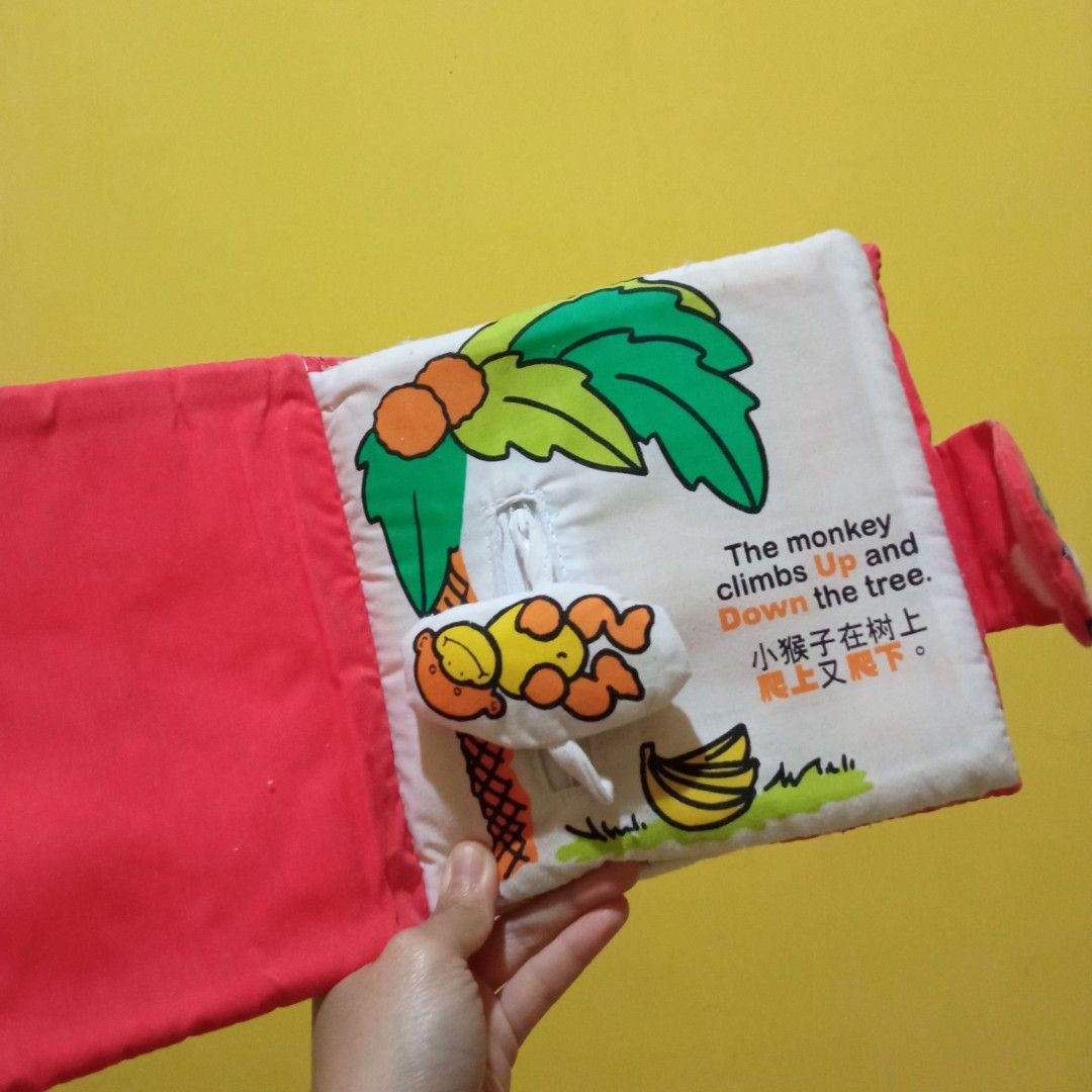 Buku anak edukasi montessori soft book my first busy book on Carousell