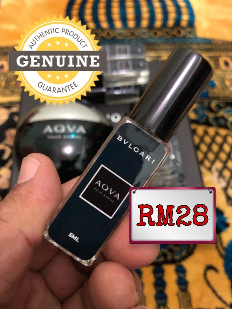 Bvlgari Aqva Pour Homme Decant Original Perfume Travel Spray