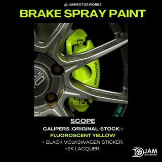 🔥Caliper Spray Painting🔥 Car Rims and Brake Caliper Spray Paint Services *Limited time promo* (Volkswagen) suitable for all car models like BMW , Audit , Honda , Toyota , Mitsubishi , Mercedes , Brembo Brake , Suzuki , Mini Cooper , Brake Kit