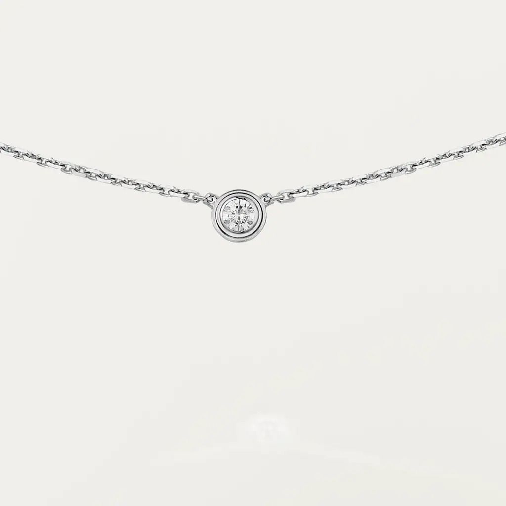 Cartier on sale platinum necklace