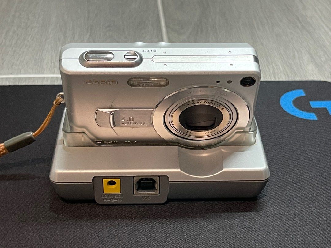 Casio Exilim Zoom EX-Z40 日本製CCD 相機數碼相機, 攝影器材