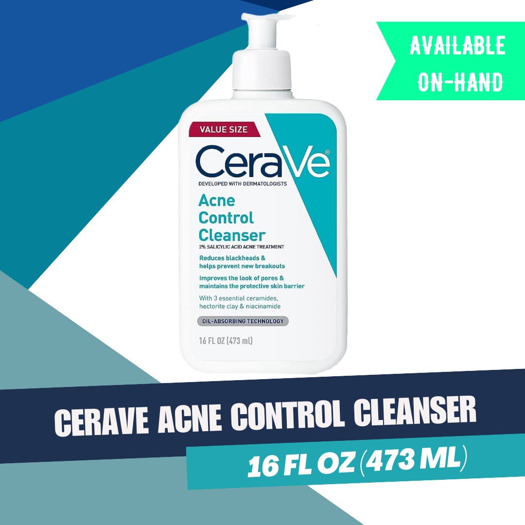 Cerave acne control cleanser 10ml, Beauty & Personal Care, Face, Face Care  on Carousell