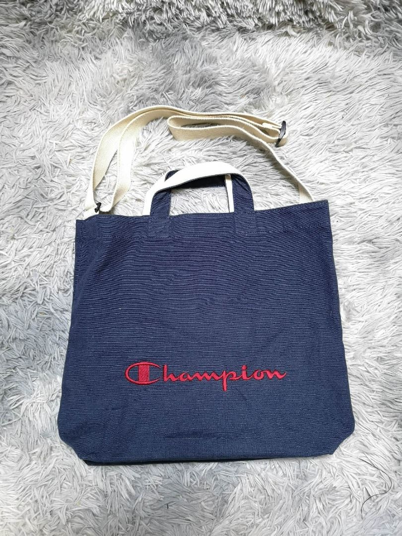 Champion Blue Metal Snap Crossbody bag Men s Fashion Bags Sling Bags on Carousell