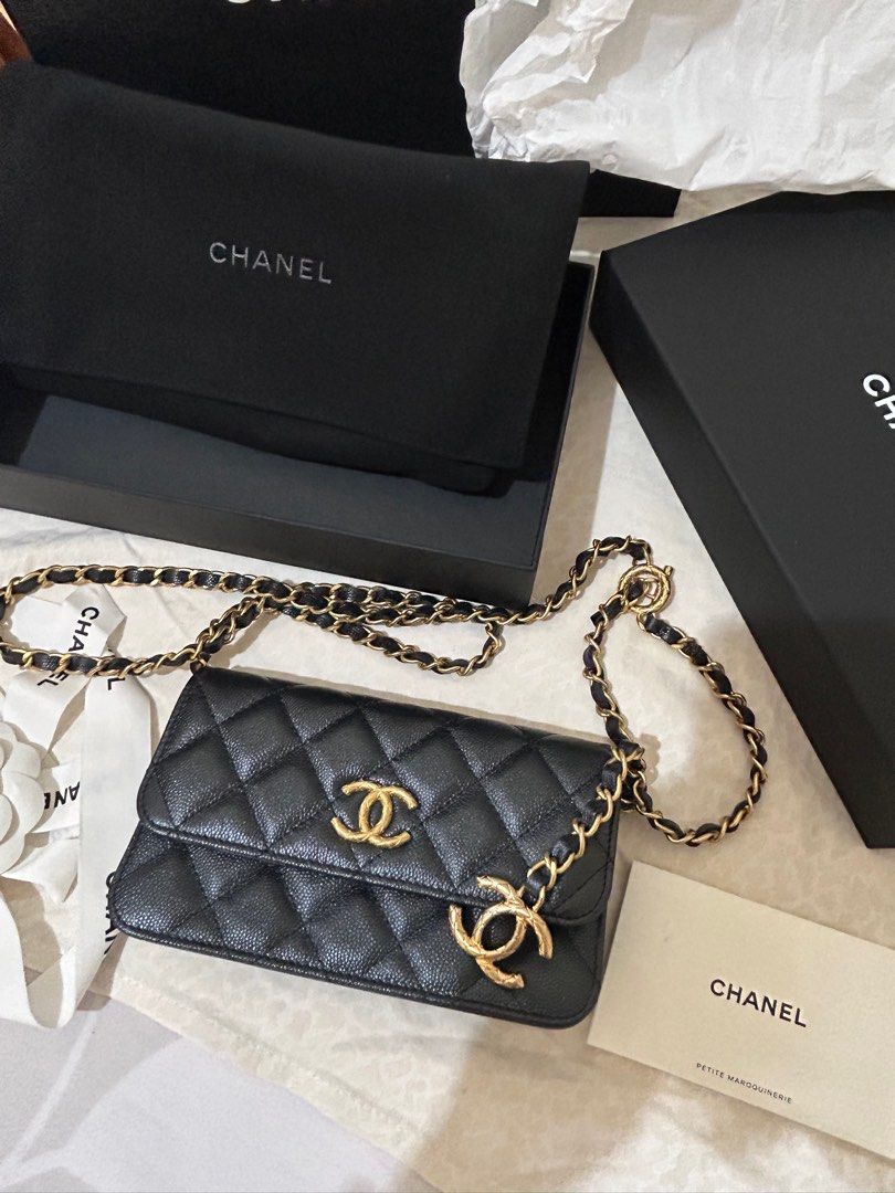 Brand new authentic Chanel 23B WOC, Luxury, Bags & Wallets on Carousell