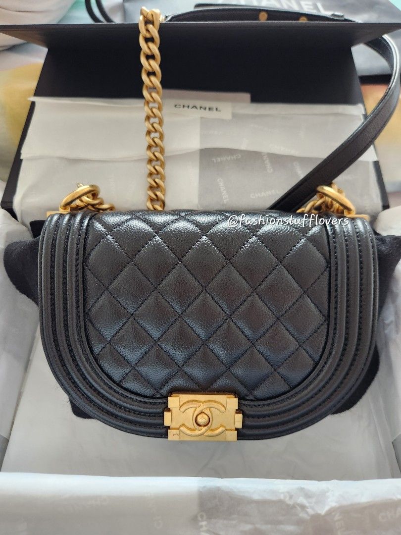 Chanel boy sales 10 caviar price