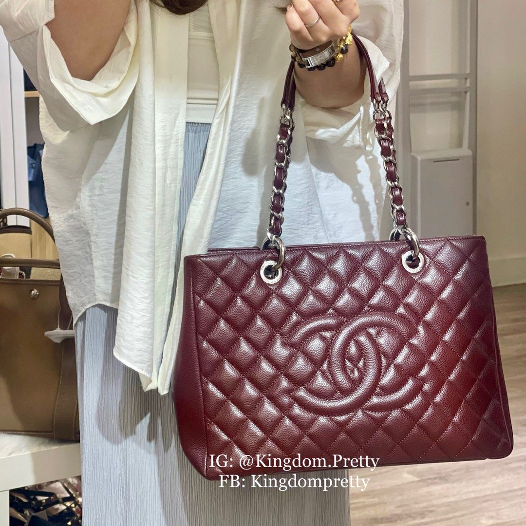 Chanel gst red caviar clearance