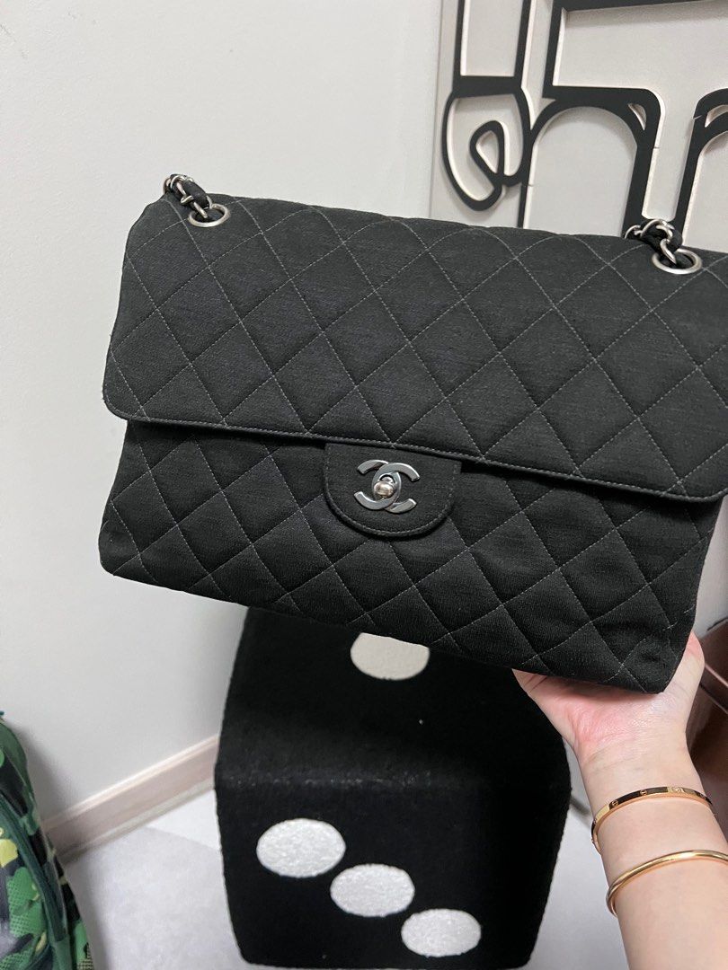 Chanel Jersey flap Luxury Bags Wallets on Carousell