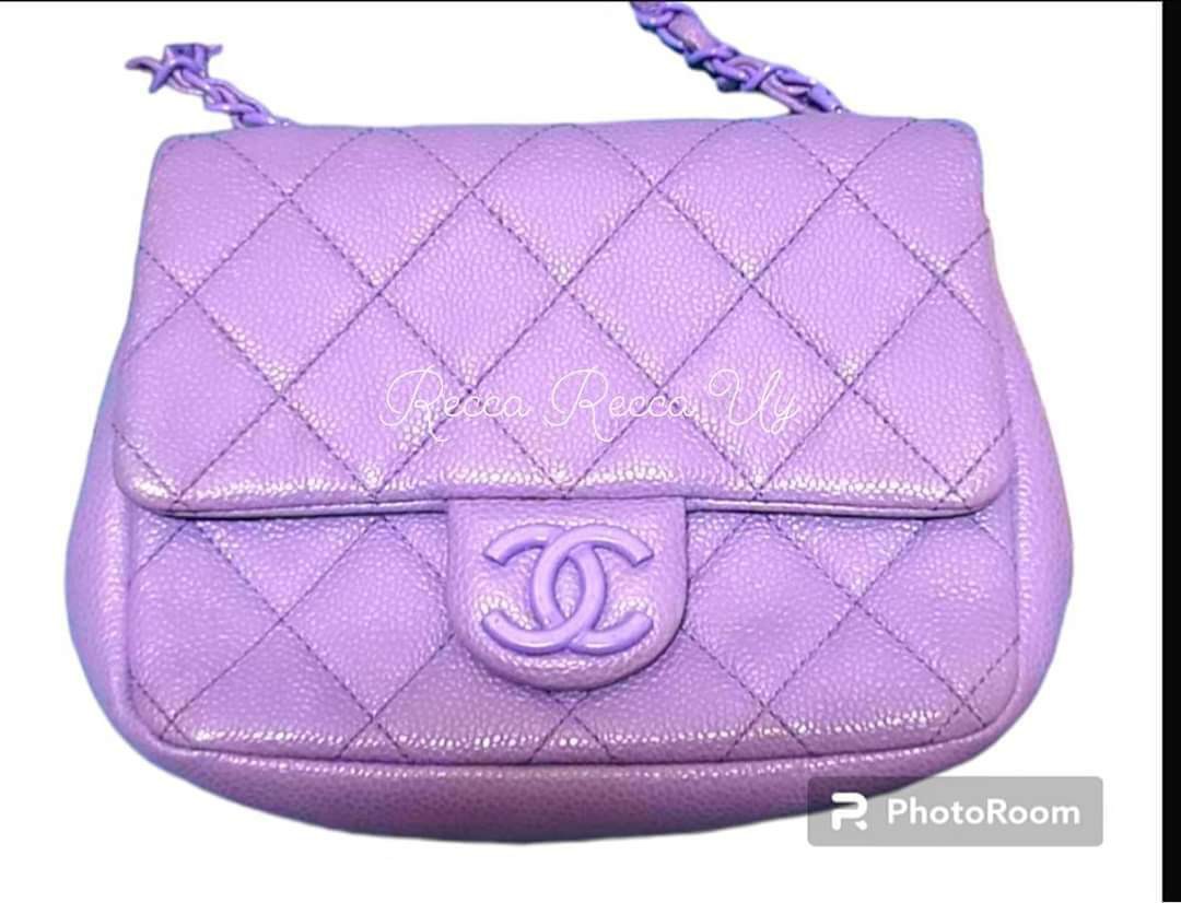 Chanel 2022 Purple Caviar Small Classic Double Flap Bag GHW – Boutique  Patina