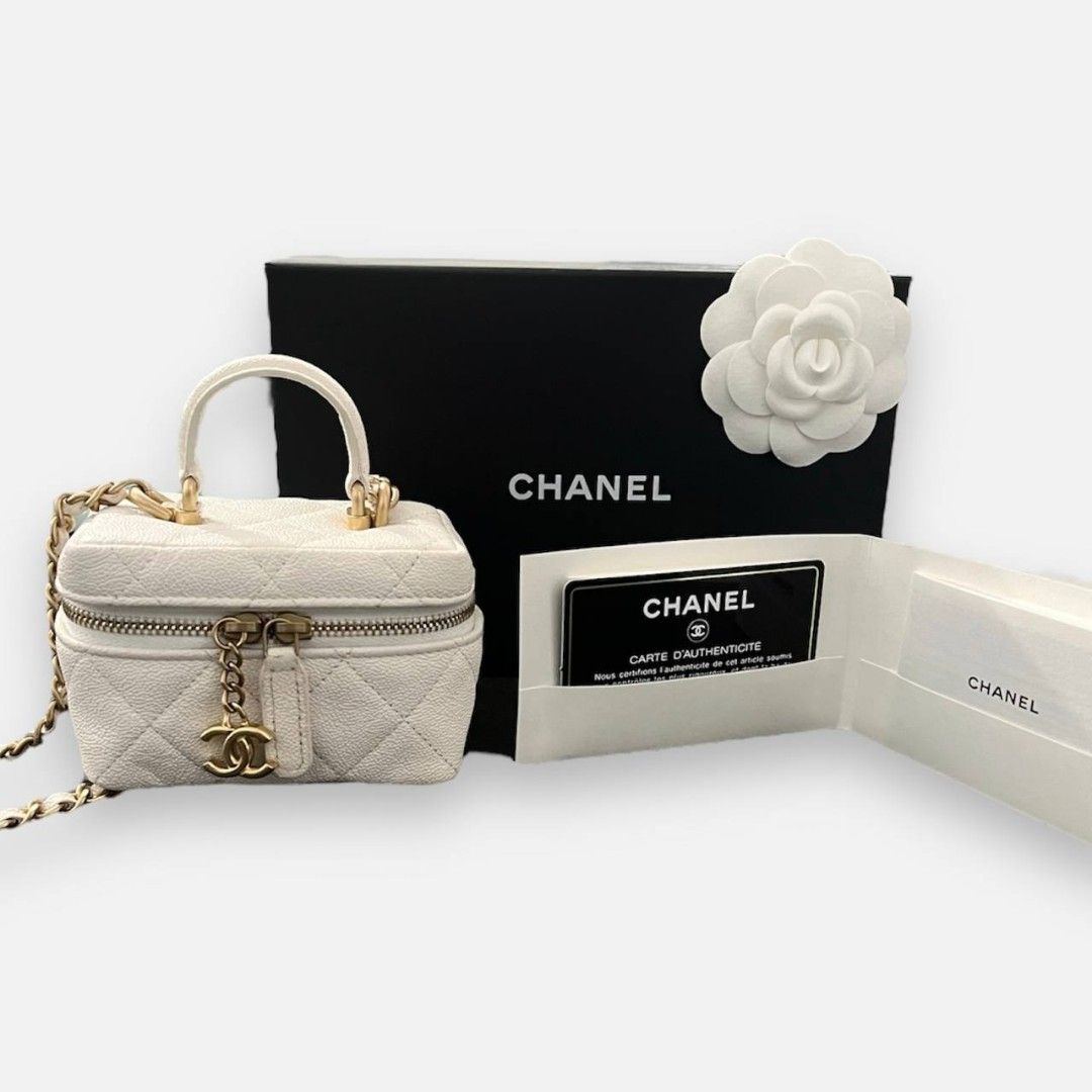 Chanel Mini Vanity Pearl Crush, Luxury, Bags & Wallets on Carousell