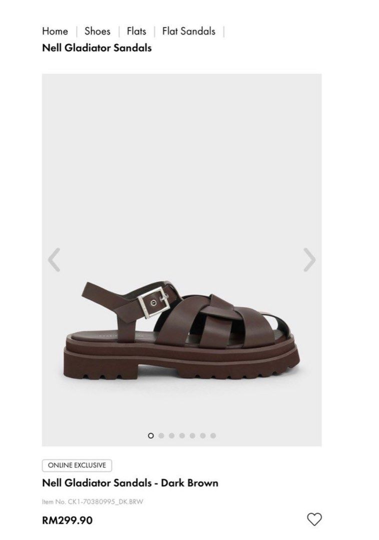 Strappy Sandals - Dark brown - Ladies | H&M US