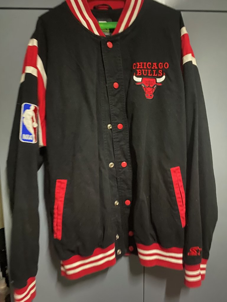 Maillot Chicago Bulls Vintage – Starter – Taille M – Michael Jordan – Noir – Neuf