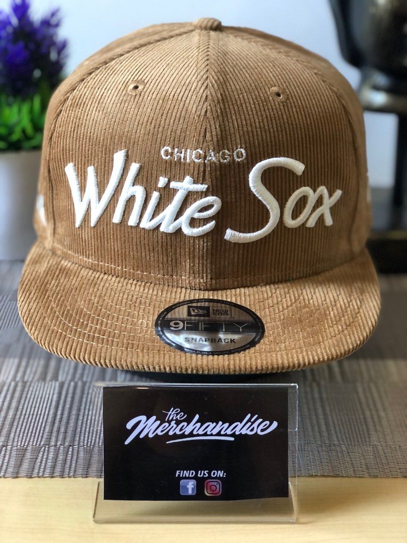 New Era Chicago White Sox Corduroy Script 9Fifty Brown Snapback Hat